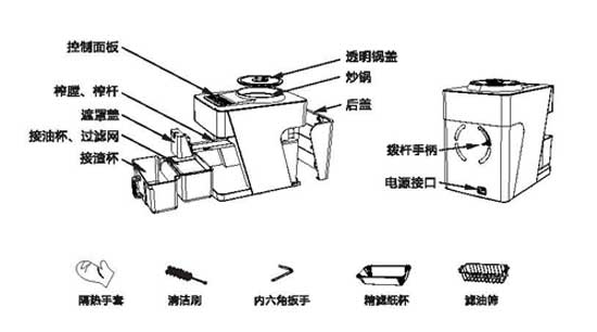家用榨油機的組成、清潔、維護