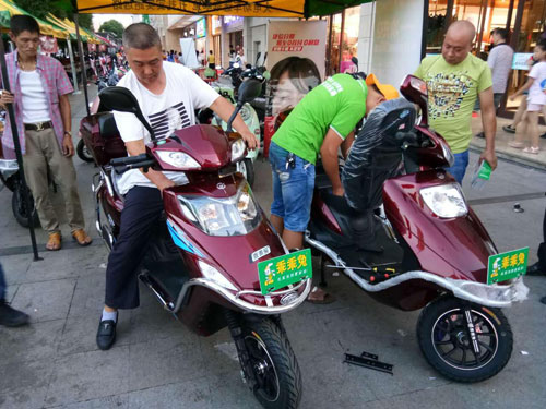 乖乖兔大電動車“倡導(dǎo)文明騎行”系列活動在衡陽成功舉辦