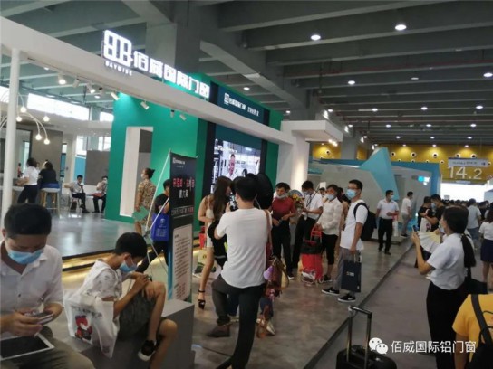 佰威國際門窗驚艷亮相廣州建博會，獲得無數點贊